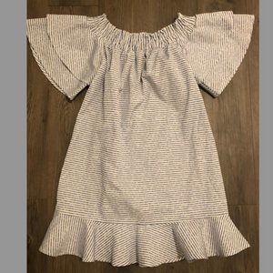 Blue Off Should Dress